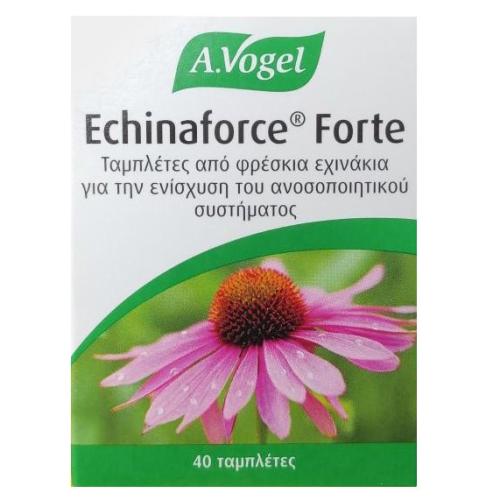 ​​​​​​​A.Vogel Echinaforce Forte Food Supplement Συμπλήρωμα Διατροφής με Εχινάκεια για την Καλή Λειτουργία του Ανοσοποιητικού Συστήματος 40tabs